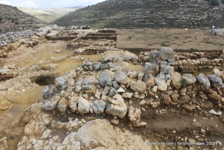 Shilo Sino Benjamin Tribe Israel Ancient Ruins Biblical