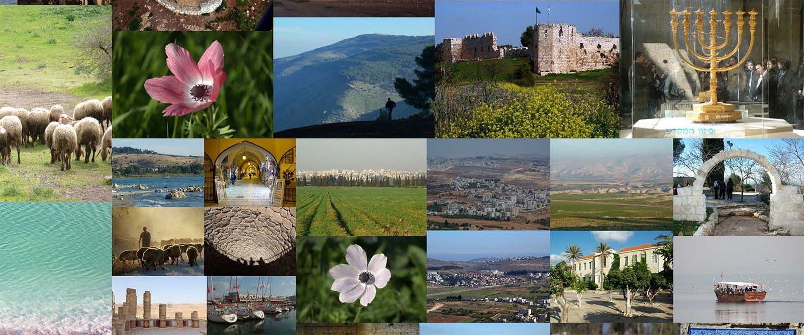 slide localidades em israel