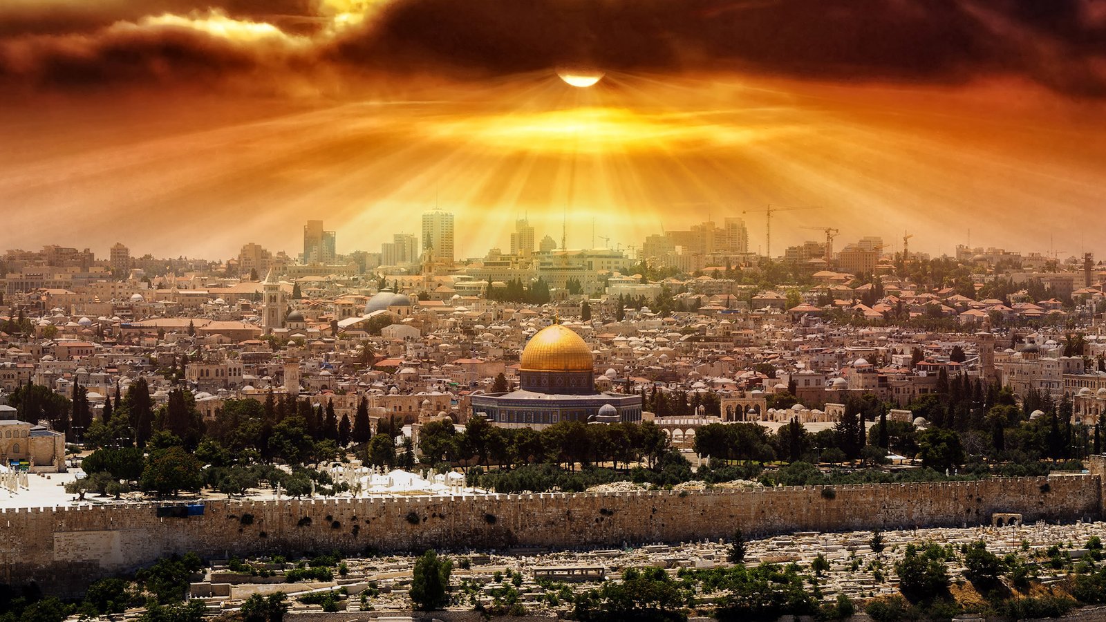 Luz de Jerusalem Ilustracao