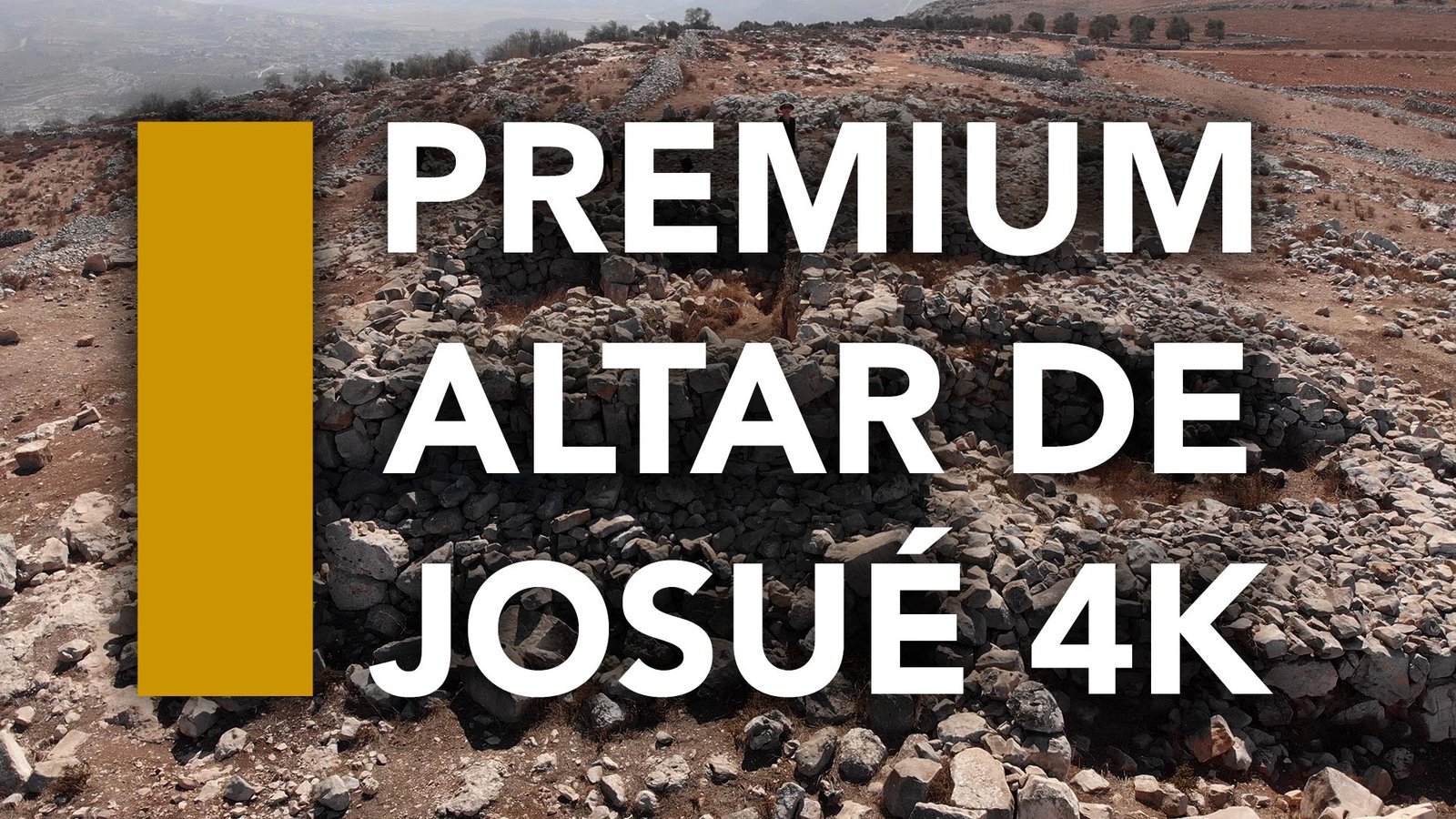 Joshua Altar on Mount Ebal Altar de Josué no Monte Ebal Israel  K Full HD Drone DJI Mavic Air