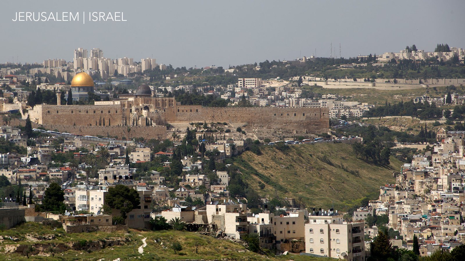 jerusalem israel south panoramic view