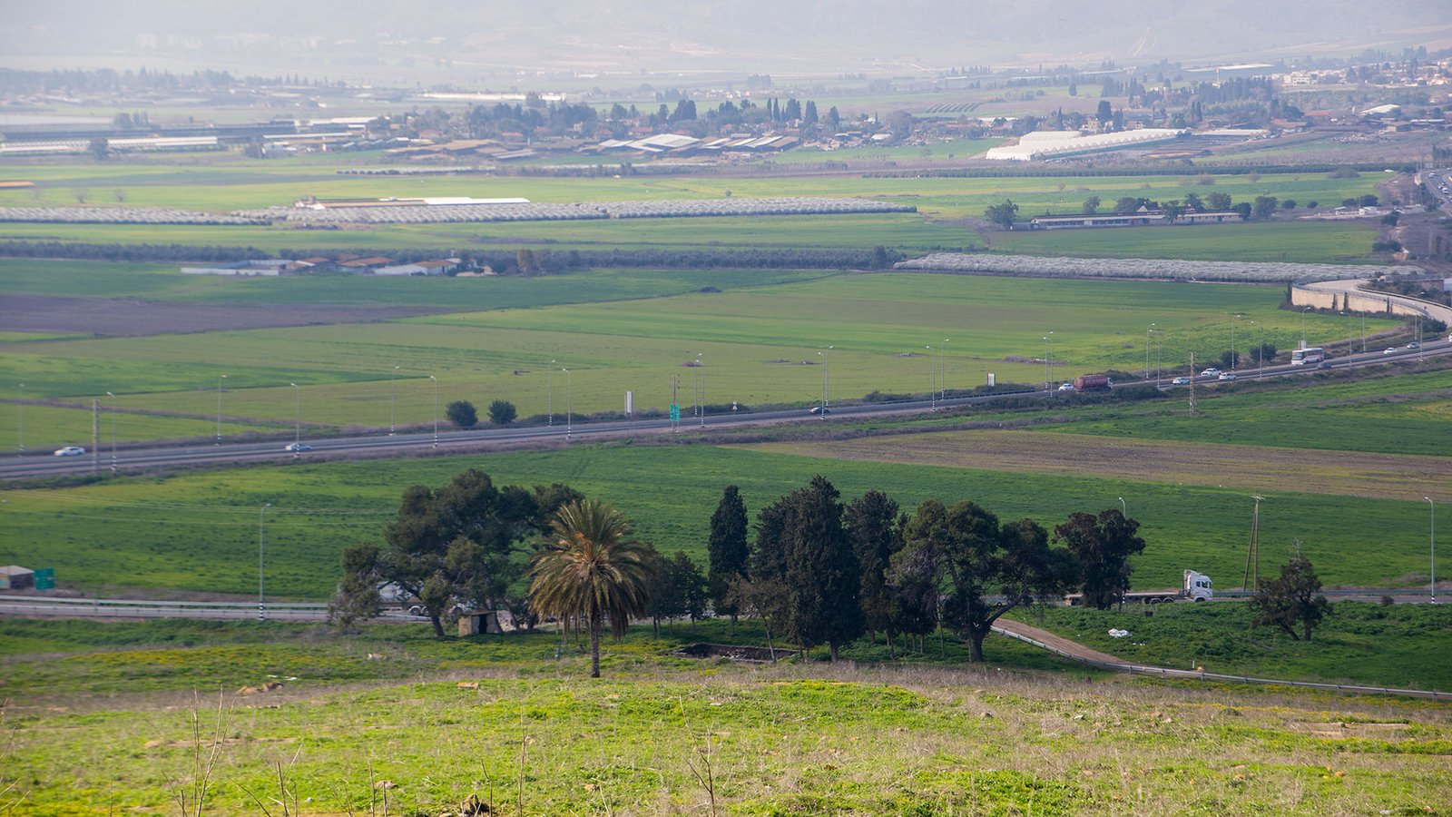 Baixa Galileia vista desde Tel Shimron