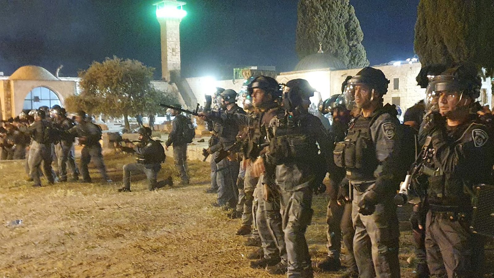 Policia de Israael no Monte do Templo