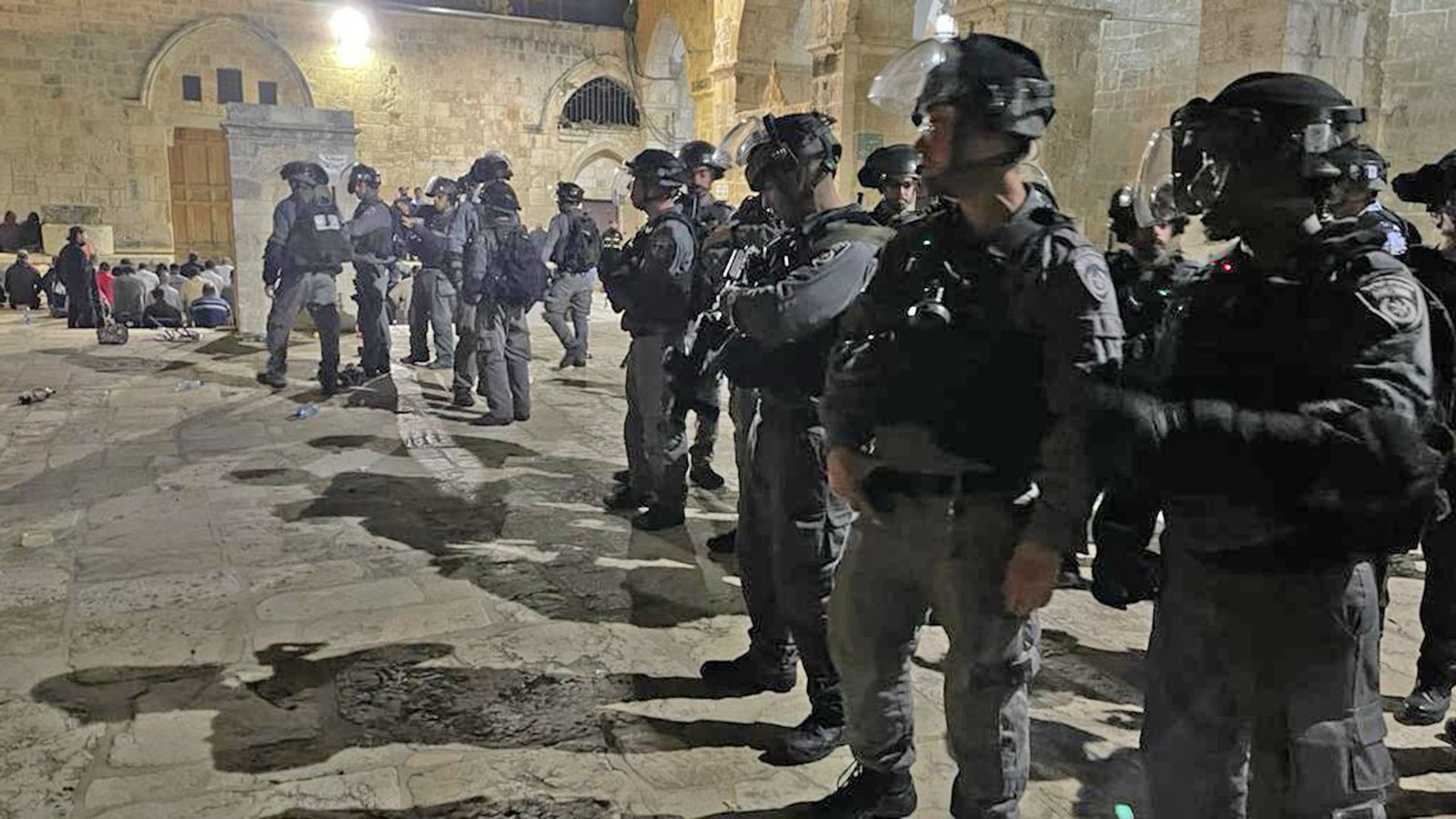 Policia de Israel no Monte do Templo