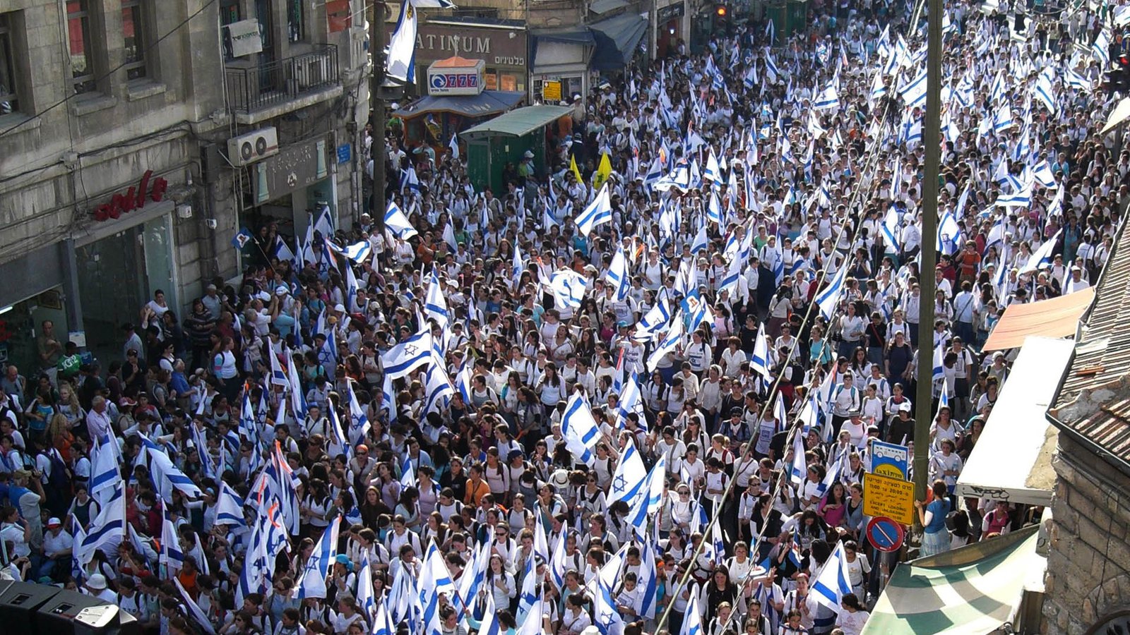 Desfile de Bandeiras em Jerusalem