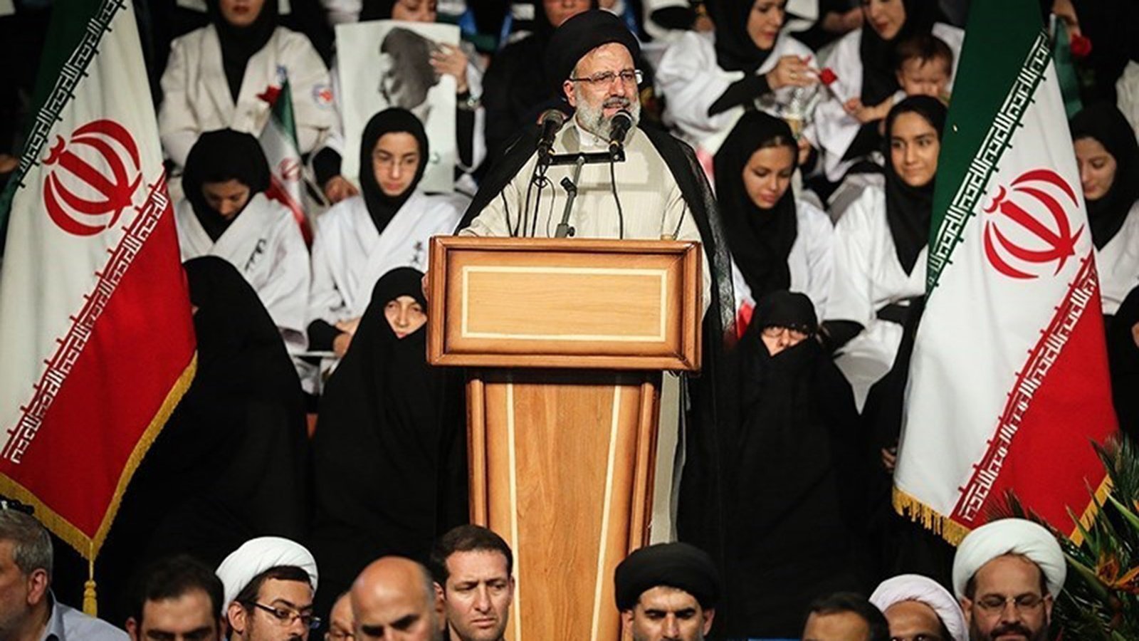 Ebrahim Raisi presidential campaign rally in Tehran  April