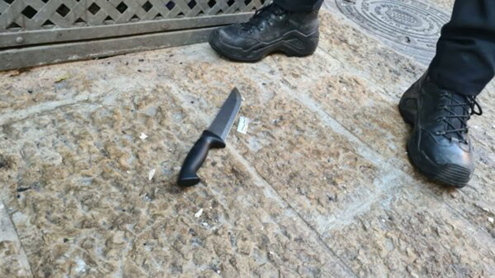 faca usada pelo terrorista em jerusalem