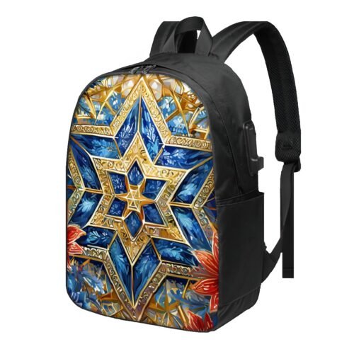 Oxford Travel Laptop Backpack with USB