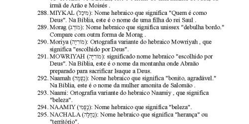 Nomes Hebraicos Variações Transliteração e Significados eBook Page