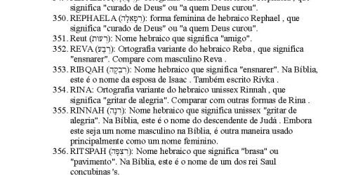 Nomes Hebraicos Variações Transliteração e Significados eBook Page