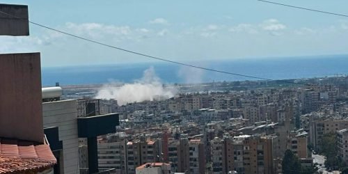 Pela primeira vez desde a proibição de Trump: As FDI atacam em Beirute