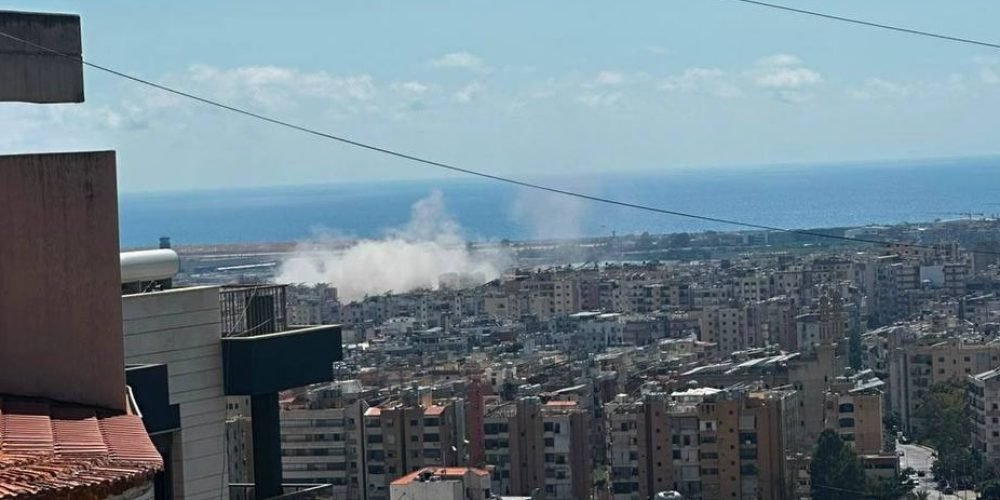 Pela primeira vez desde a proibição de Trump: As FDI atacam em Beirute