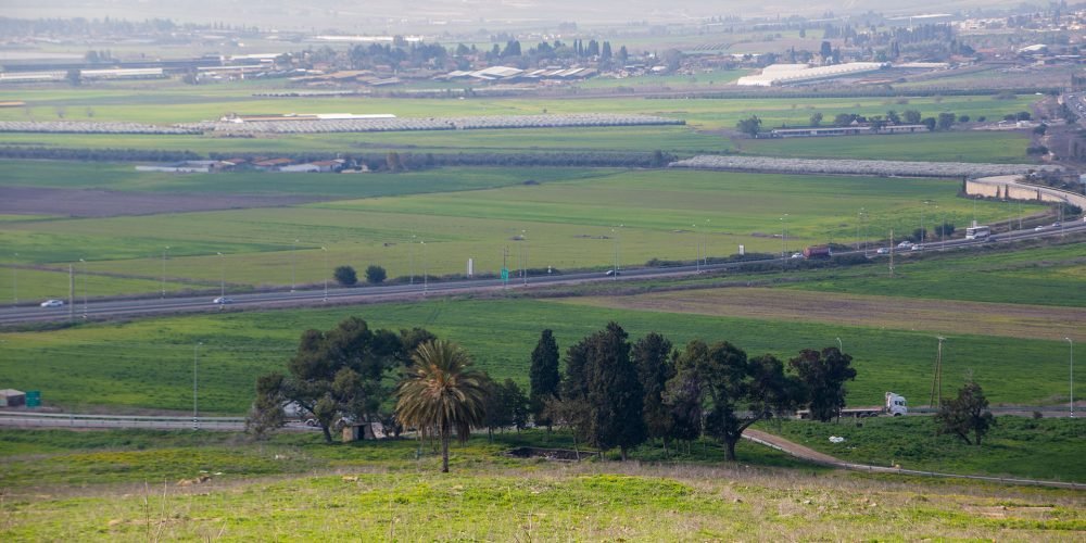 Baixa Galileia vista desde Tel Shimron