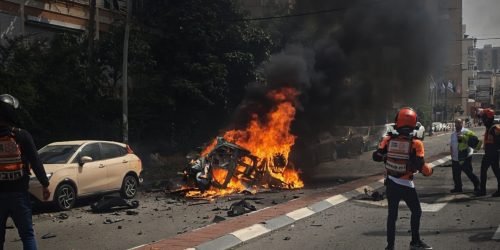 Trump: Vocês tem 48 horas, Irã continua disparando mísseis no centro de Israel