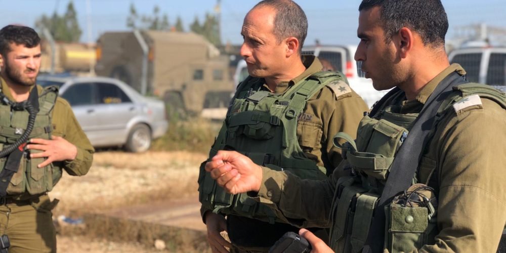 Combatentes da IDF na Samaria