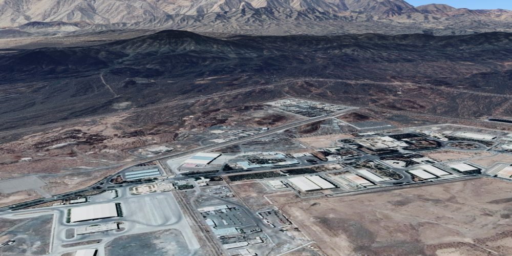 Complexo Nuclear de Natanz no Iran imagem do Google Eaarth