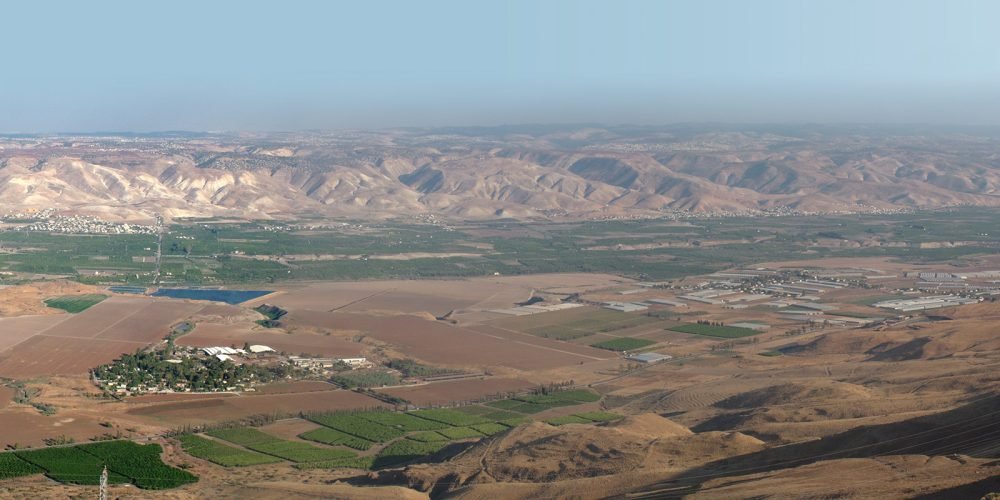 Gilboa and Jordan Valley Panorama