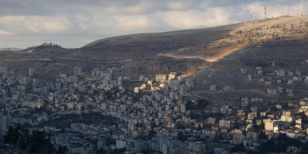Siquem - Nablus, vista desde o Monte Gerizim na Samaria - Miguel Nicolaevsky
