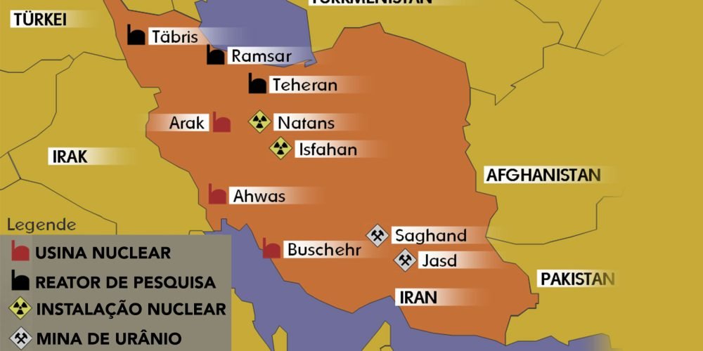 INSTALAÇÕES NUCLEARES DO IRAN