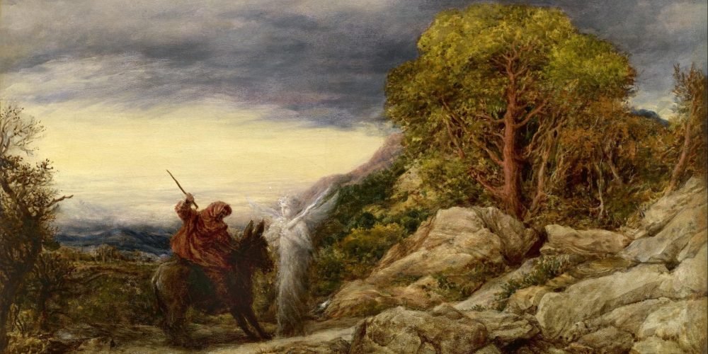 John Linnell   The Prophet Balaam and the Angel   Google Art Project