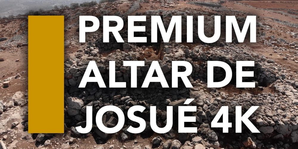 Joshua Altar on Mount Ebal Altar de Josué no Monte Ebal Israel  K Full HD Drone DJI Mavic Air