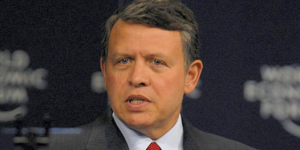 King Abdullah portrait