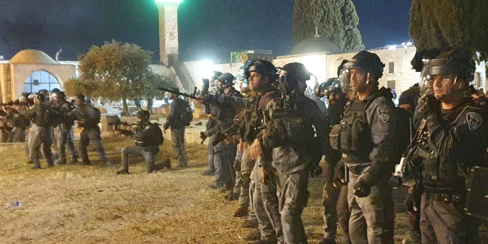 Policia de Israael no Monte do Templo