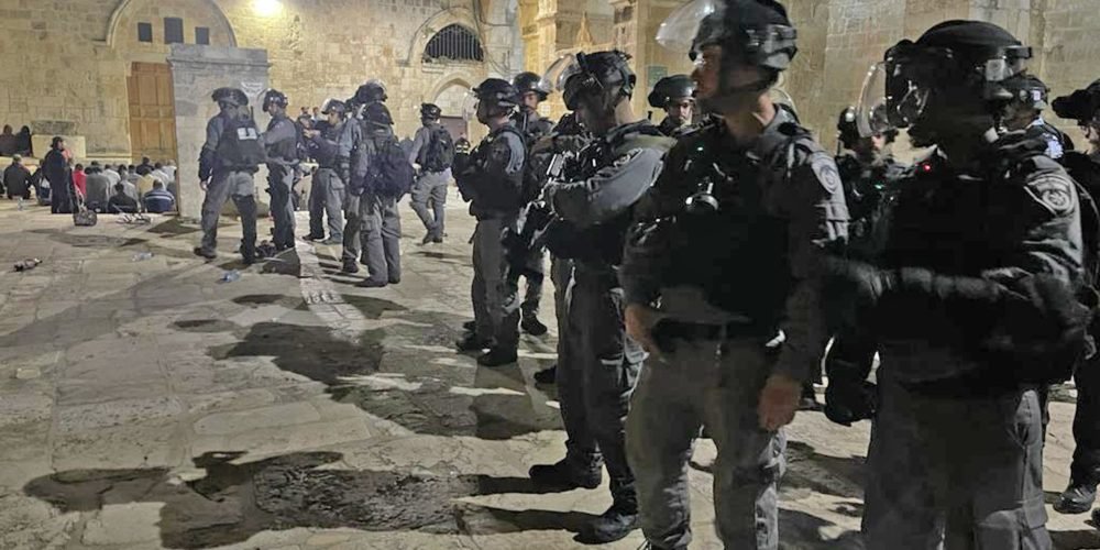 Policia de Israel no Monte do Templo
