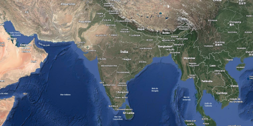 India - Screenshot do Google Maps