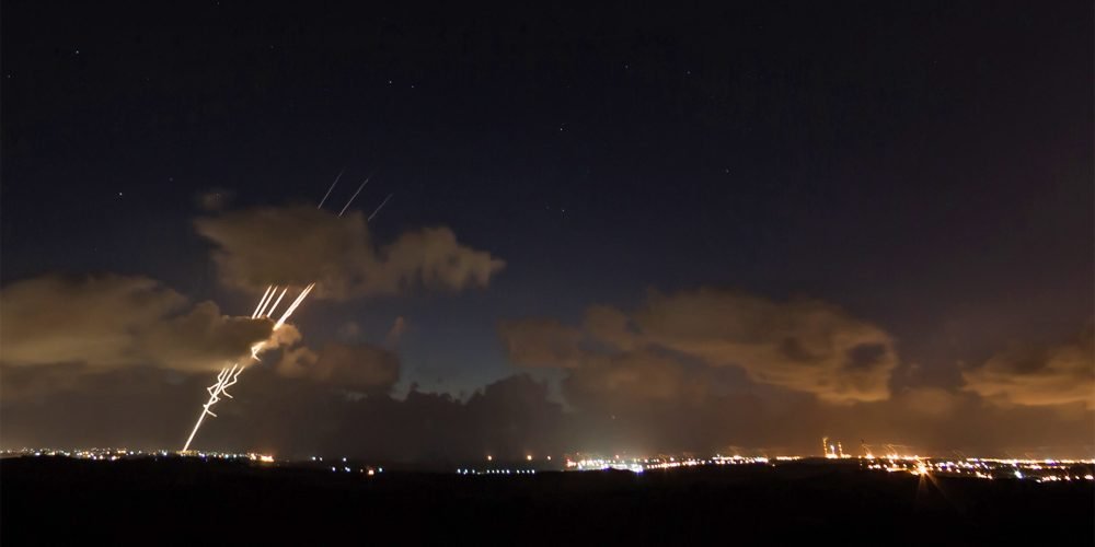 disparos de misseis de gaza contra israel