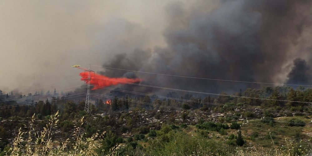 incendio em mevo modiin