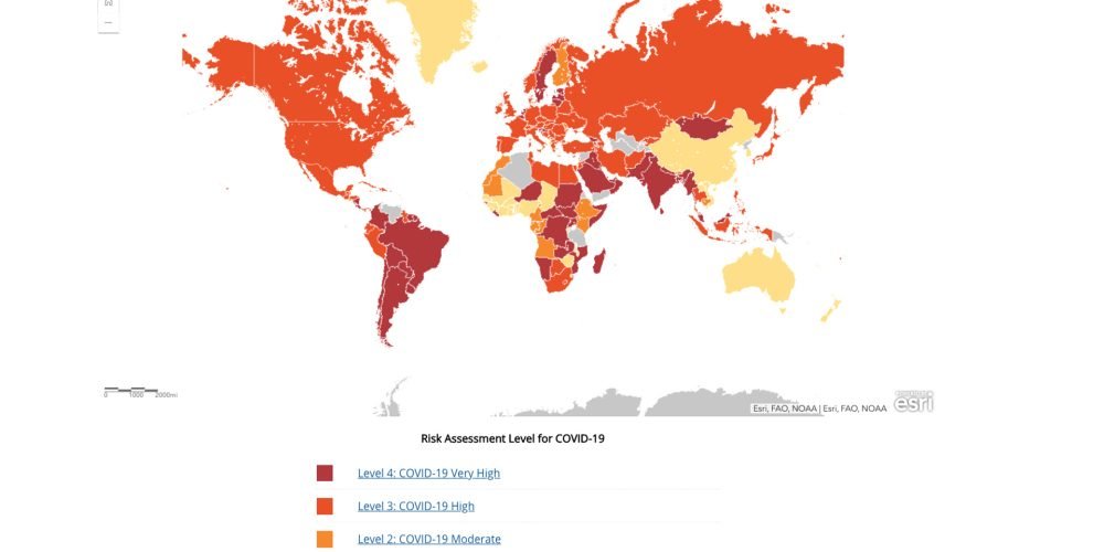 red countries