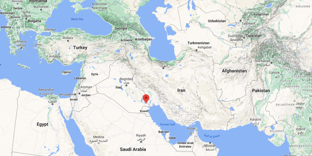 terremoto no iran e no iraque google maps